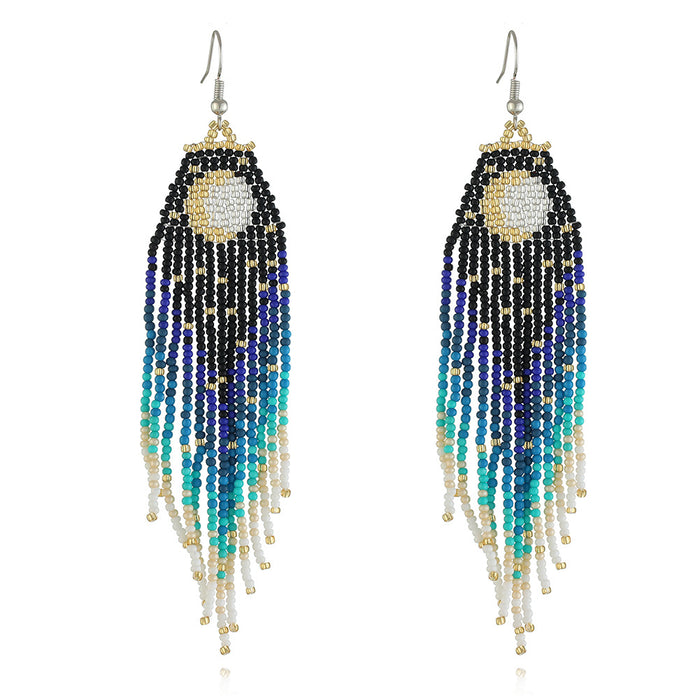 Jewelry WholesaleWholesale boho fringed gypsophila earrings JDC-ES-YuanQ003 Earrings 圆沁 %variant_option1% %variant_option2% %variant_option3%  Factory Price JoyasDeChina Joyas De China