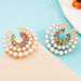 Jewelry WholesaleWholesale alloy set colored diamond pearl earrings women JDC-ES-hemin038 Earrings 和鸣 %variant_option1% %variant_option2% %variant_option3%  Factory Price JoyasDeChina Joyas De China