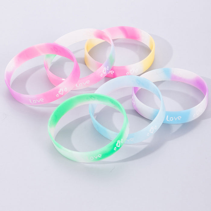 Wholesale Sports Bracelet Silicone Unisex Jewelry MOQ≥2 JDC-BT-NZ059