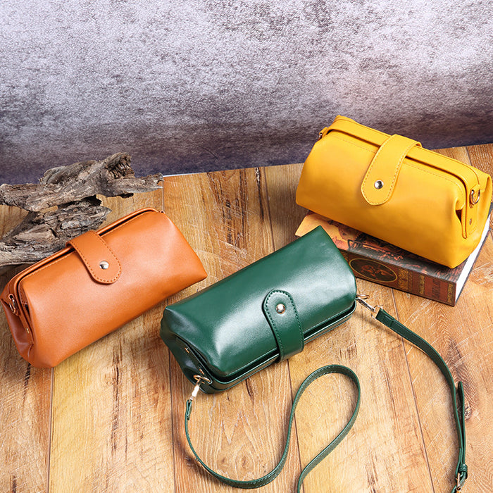 Wholesale Shoulder Bag PU Retro Cylinder Bag Diagonal Span JDC-SD-Mingg001