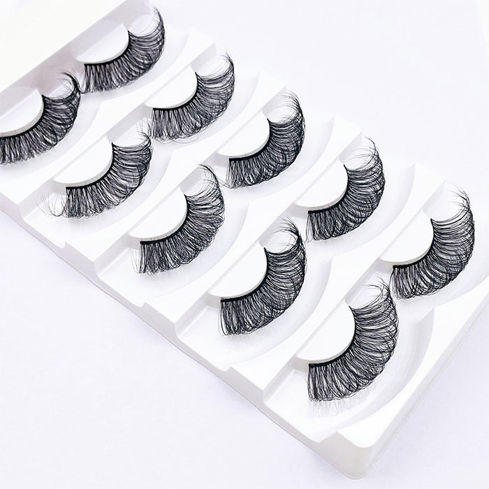 Wholesale 30mm Extended Five Pairs Thick Eyelashes JDC-EY-AiDS005