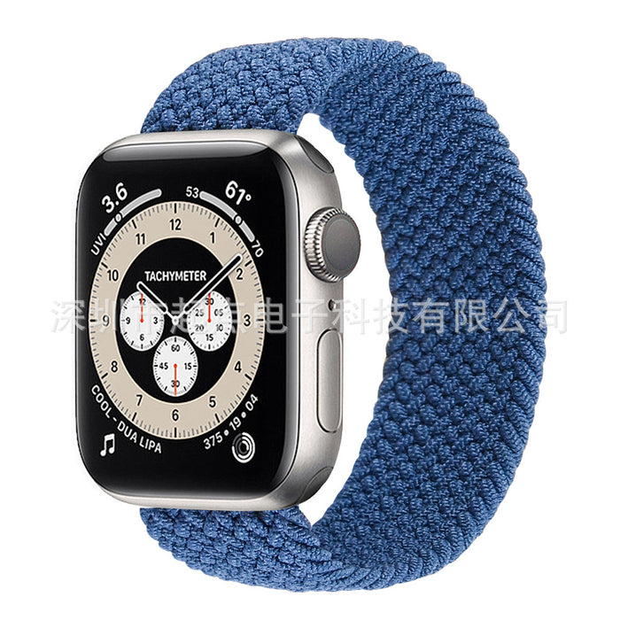 Jewelry WholesaleWholesale Apple iwatch7 generation rainbow weave integrated strap JDC-WD-QD005 Watch Band 起点 %variant_option1% %variant_option2% %variant_option3%  Factory Price JoyasDeChina Joyas De China