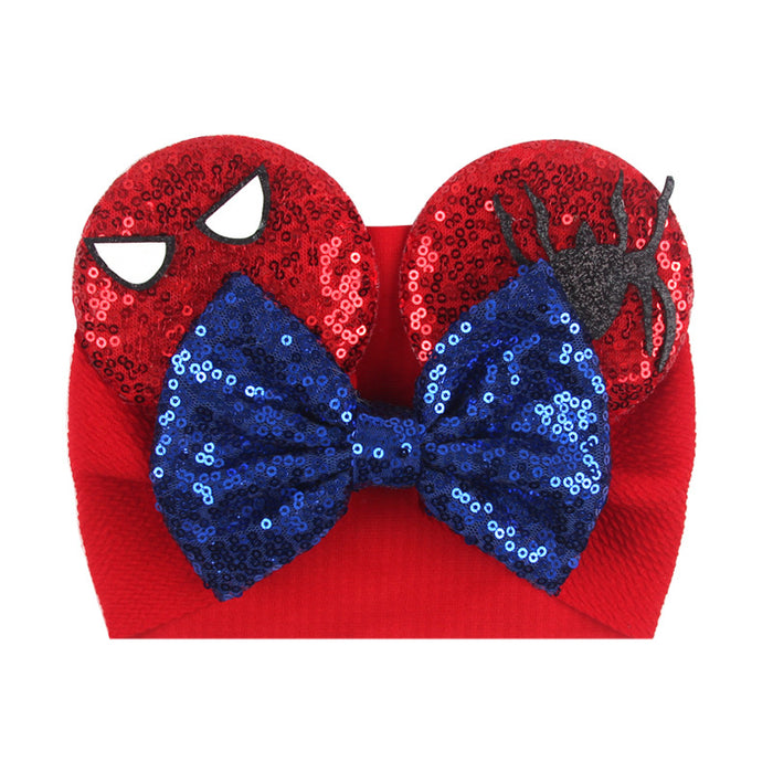 Wholesale Cartoon Buckle Sequin Bow Party Decoration Kids Hairband MOQ≥2 JDC-HD-ZheZe002