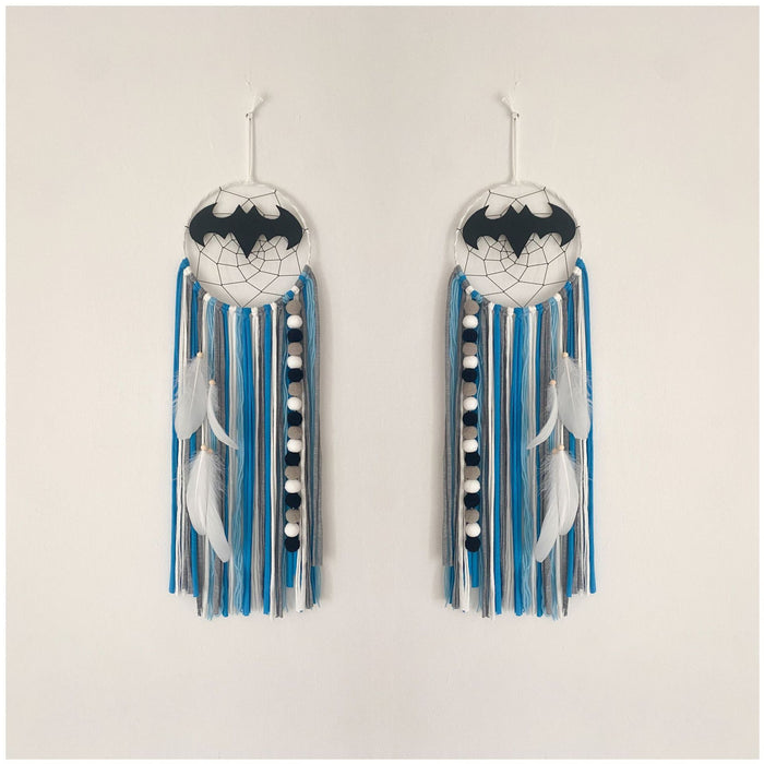 Wholesale Indian Chief Bat High Bullet Cloth Dreamcatcher MOQ≥2 JDC-DC-SCR001