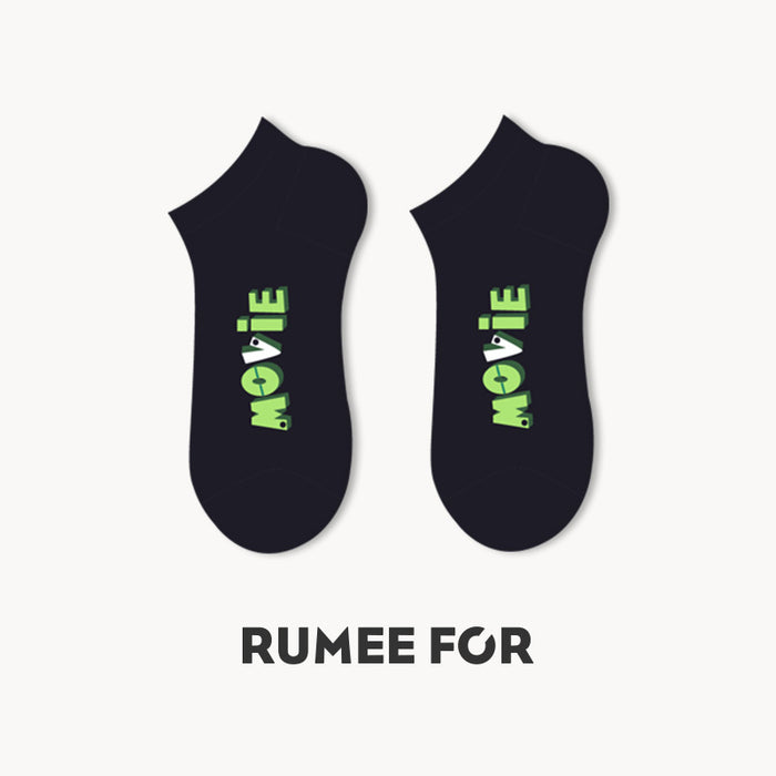 Wholesale original summer outdoor sports deodorant trend hip hop letter couple boat socks MOQ≥5 JDC-SK-JXuan003