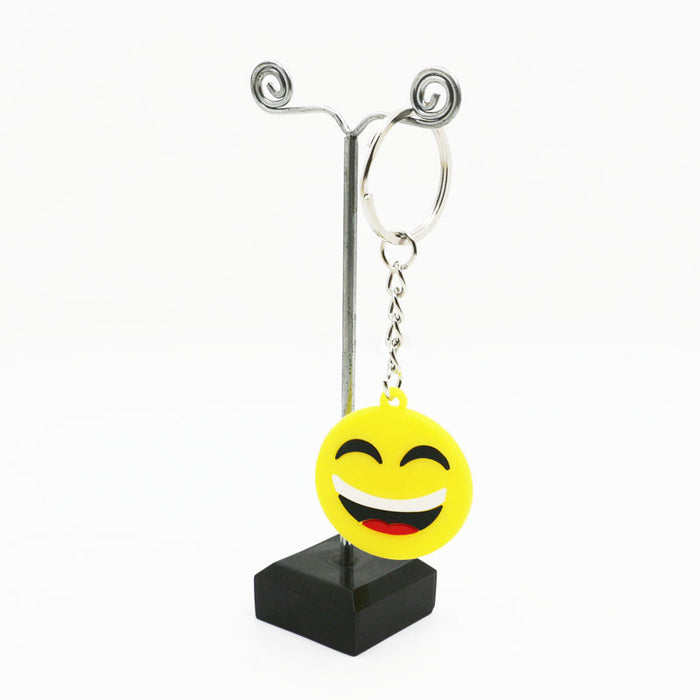 Jewelry WholesaleWholesale emoji PVC keychain MOQ≥20 JDC-KC-KShou002 Keychains 可守 %variant_option1% %variant_option2% %variant_option3%  Factory Price JoyasDeChina Joyas De China