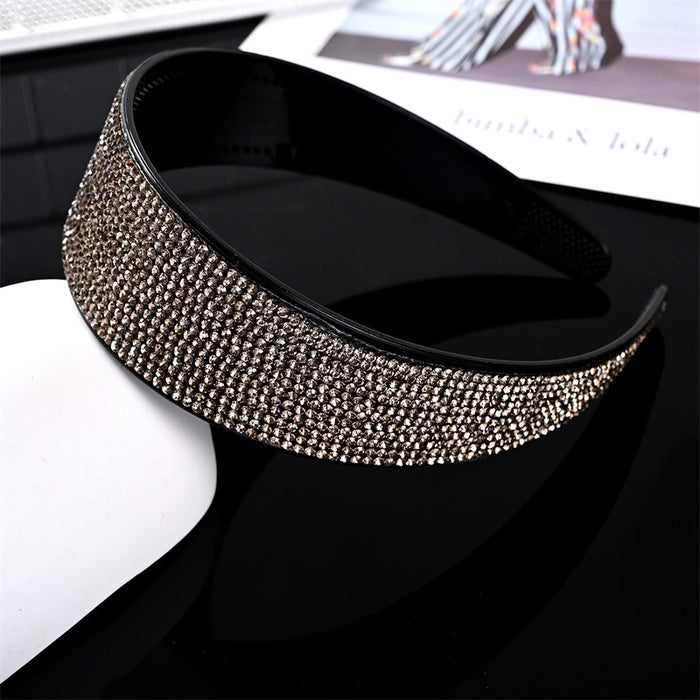 Jewelry WholesaleWholesale full diamond with toothed diamond rhinestone hair band JDC-HD-YingY004 Headband 迎源 %variant_option1% %variant_option2% %variant_option3%  Factory Price JoyasDeChina Joyas De China