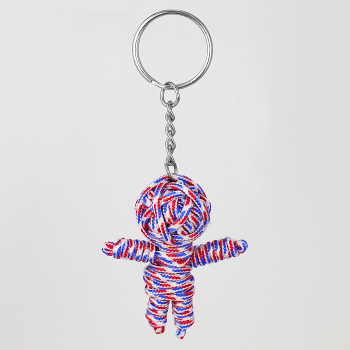 Jewelry WholesaleWholesale hand woven rope small mummy keychain MOQ≥10 JDC-KC-yongz003 Keychains 永泽 %variant_option1% %variant_option2% %variant_option3%  Factory Price JoyasDeChina Joyas De China