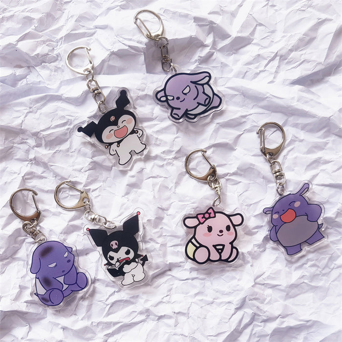 Wholesale Keychain Acrylic Cute Cartoon Pendant MOQ≥2 (S) JDC-KC-ChuangYin002