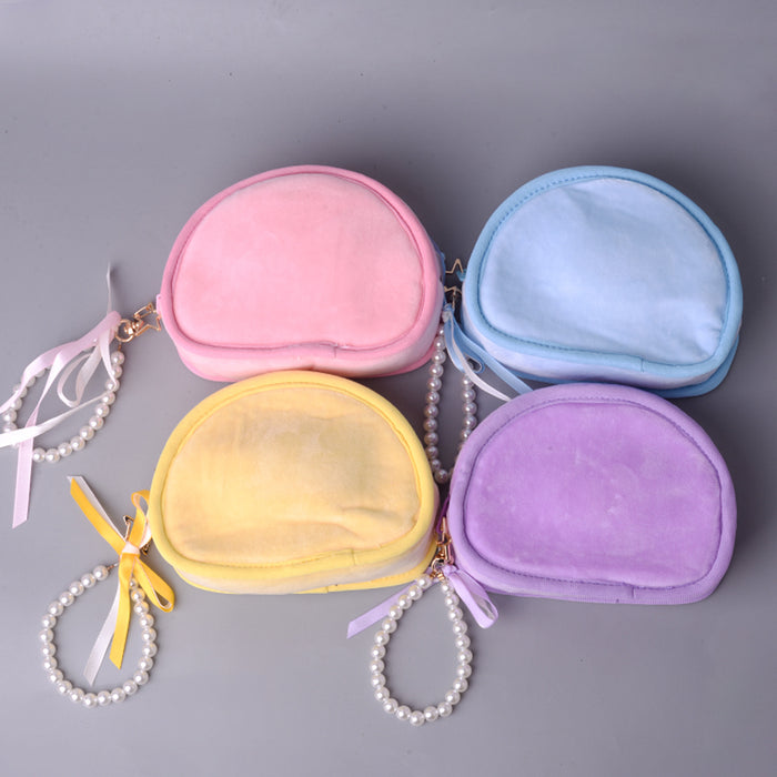 Wholesale Cosmetic Bag PP Cotton Cute Cartoon Plush Jelly Bag (S) JDC-CB-Tianx002