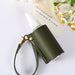 Jewelry WholesaleWholesale Portable Hand Sanitizer Leather Case PU Keychain JDC-KC-HYi004 Keychains 弘亿 %variant_option1% %variant_option2% %variant_option3%  Factory Price JoyasDeChina Joyas De China