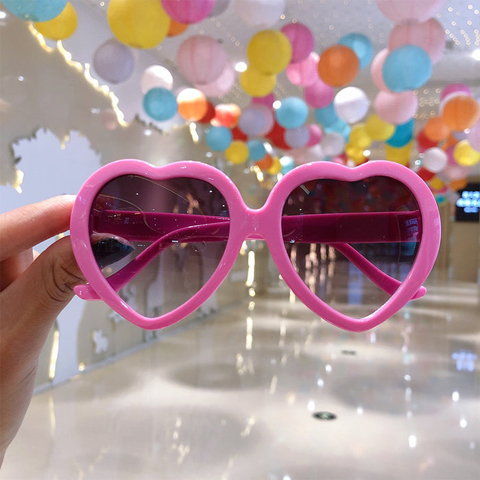 Jewelry WholesaleWholesale kids cartoon love color sunglasses JDC-SG-HengX010 Sunglasses 恒曦 %variant_option1% %variant_option2% %variant_option3%  Factory Price JoyasDeChina Joyas De China