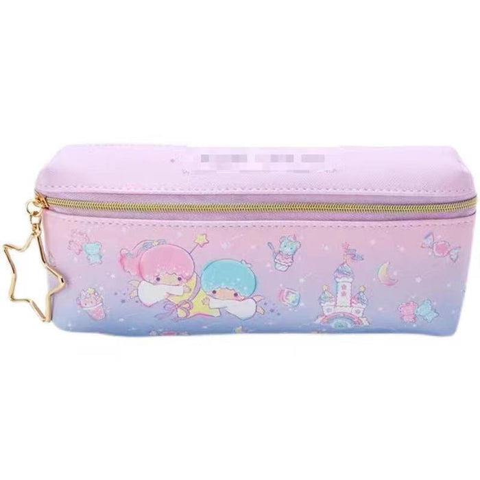 Wholesale Cartoon PU Double Zipper Pencil Case (F) MOQ≥3 JDC-PB-Xinka001