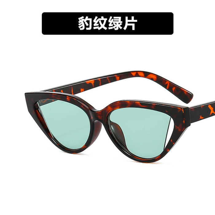 Wholesale Small Frame Notched Cat Eye Sunglasses JDC-SG-PLS070