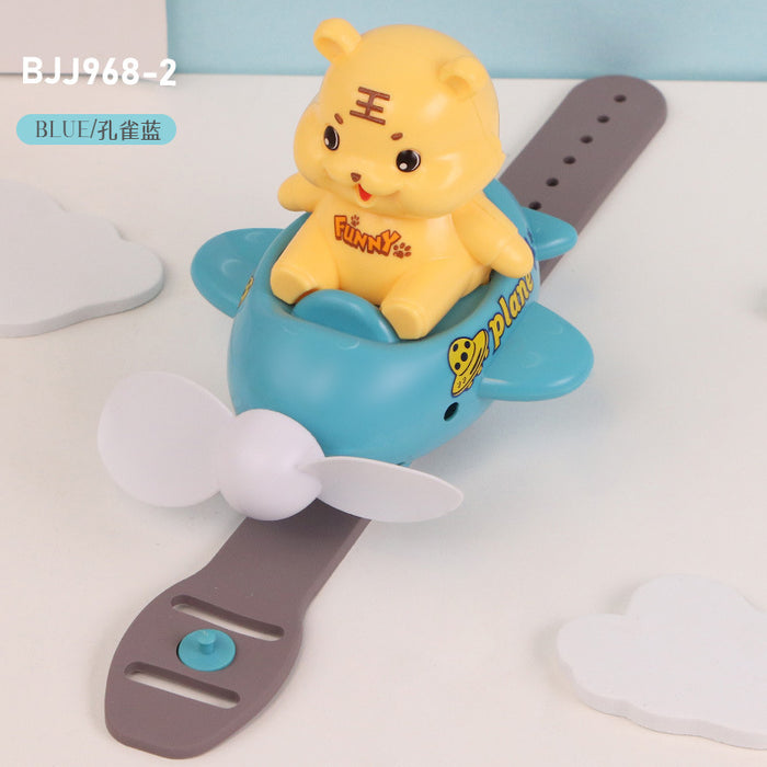 Jewelry WholesaleWholesale Kids Cartoon USB Charging ABS Watch Fan JDC-FAN-TSB001 FAN 拓斯邦 %variant_option1% %variant_option2% %variant_option3%  Factory Price JoyasDeChina Joyas De China