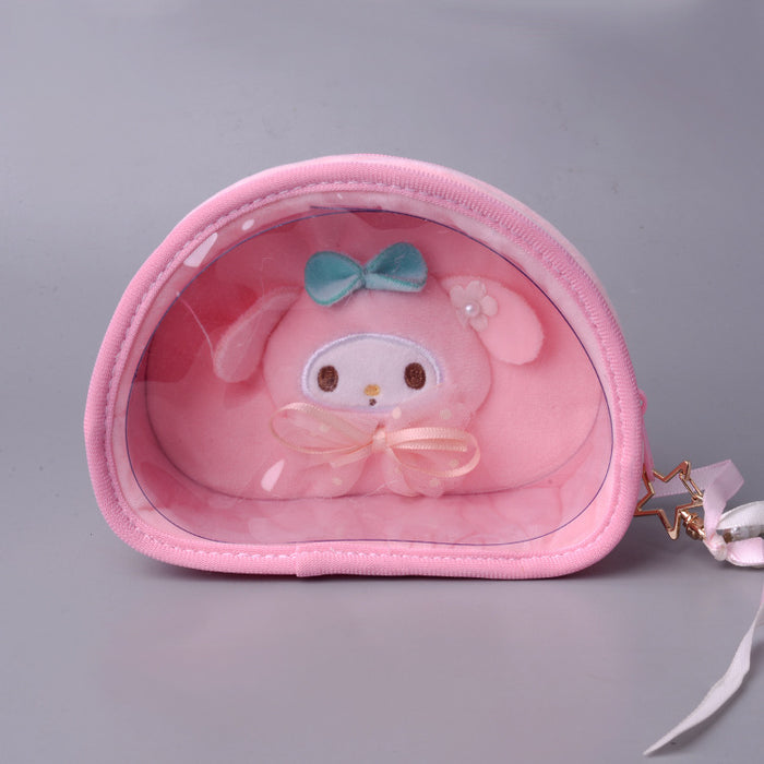 Wholesale Cosmetic Bag PP Cotton Cute Cartoon Plush Jelly Bag (S) JDC-CB-Tianx002