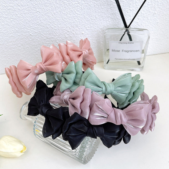 Wholesale art pleated headband temperament headband hairpin MOQ≥2 JDC-HD-YYang013