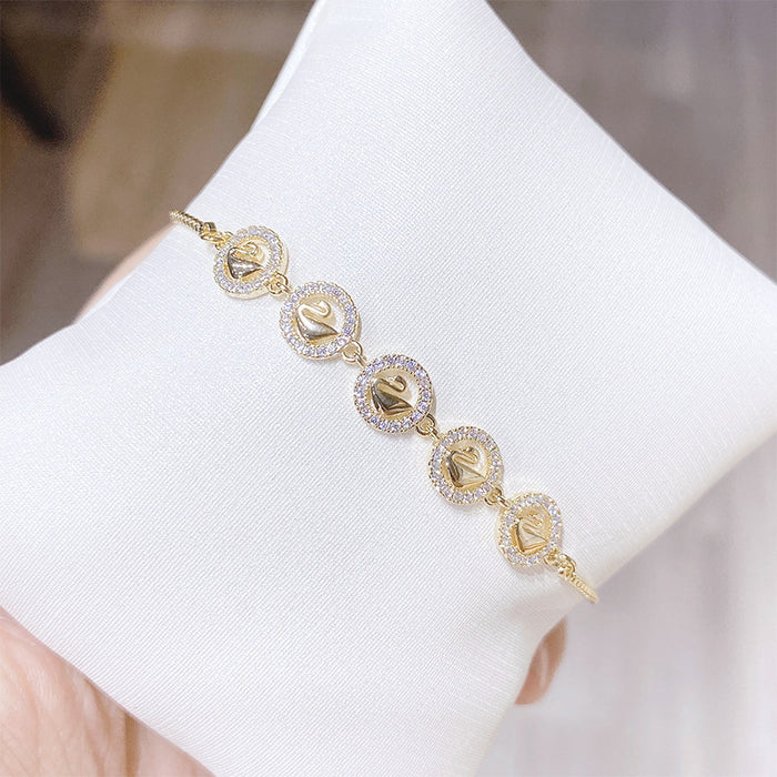 Jewelry WholesaleWholesale gold-plated pull shell octagonal Star Bracelet JDC-BT-YouH003 Bracelet 优涵 %variant_option1% %variant_option2% %variant_option3%  Factory Price JoyasDeChina Joyas De China