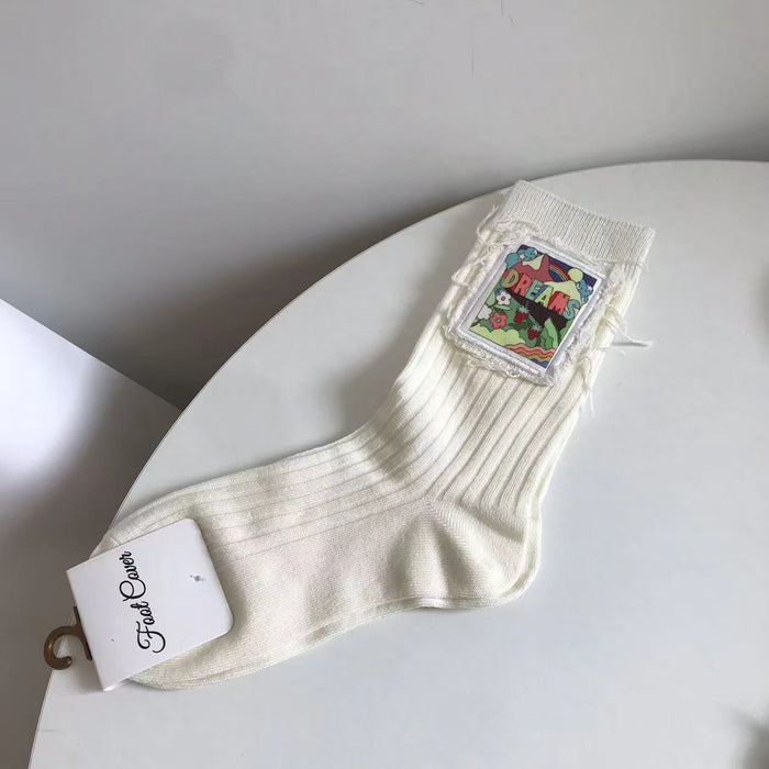 Wholesale Socks Cotton Cartoon Cloth Socks JDC-SK-XuXu006