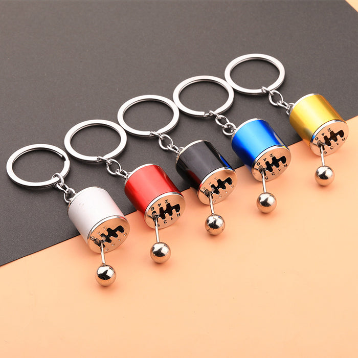 Wholesale car modification pendant six gear shift key chain car pendant JDC-KC-YiJ001