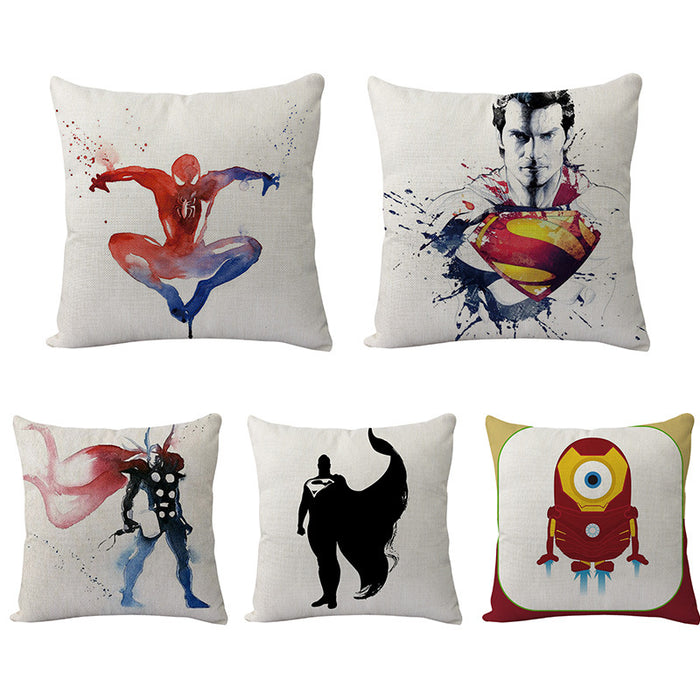 Wholesale Linen Cartoon Printed Pillowcase (M) JDC-PW-Jinzang008