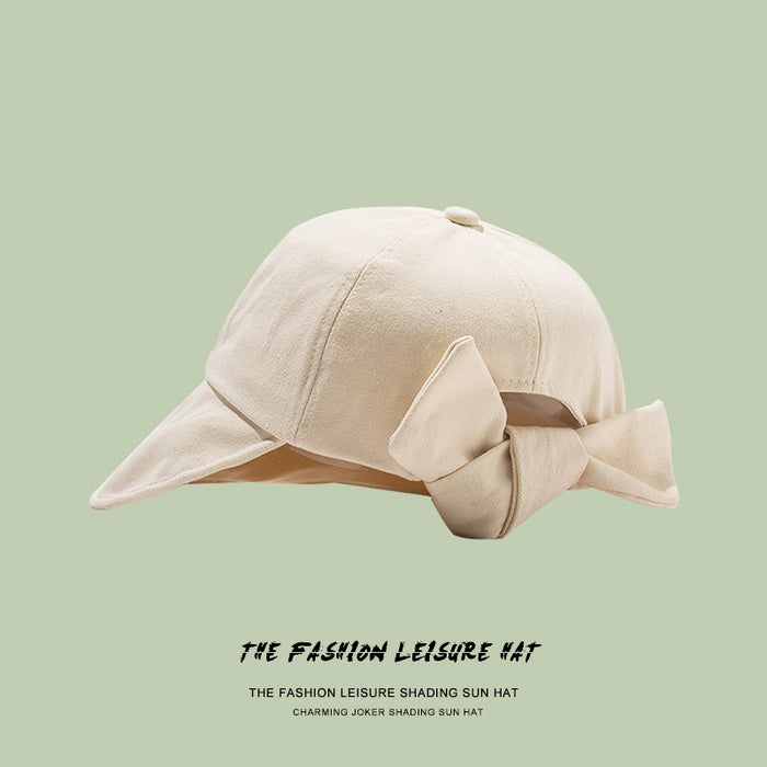 Wholesale Beige Baseball Cap British Vintage Beret Hat MOQ≥2 JDC-FH-Muxia024