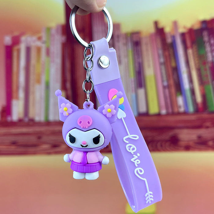 Wholesale keychain pvc pendant cute cartoon MOQ≥10 JDC-KC-MQu001