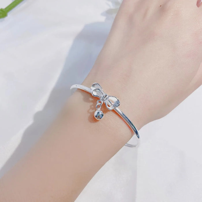 Jewelry WholesaleWholesale adjustable bow bell Bracelet female JDC-BT-HuG003 Bracelet 胡格 %variant_option1% %variant_option2% %variant_option3%  Factory Price JoyasDeChina Joyas De China