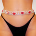 Jewelry WholesaleWholesale Silver Plated Gold Plated Sexy Red Rhinestone Waist Chain Body Chain JDC-WC-JiaJ001 Body Jewelry 佳瑾 %variant_option1% %variant_option2% %variant_option3%  Factory Price JoyasDeChina Joyas De China