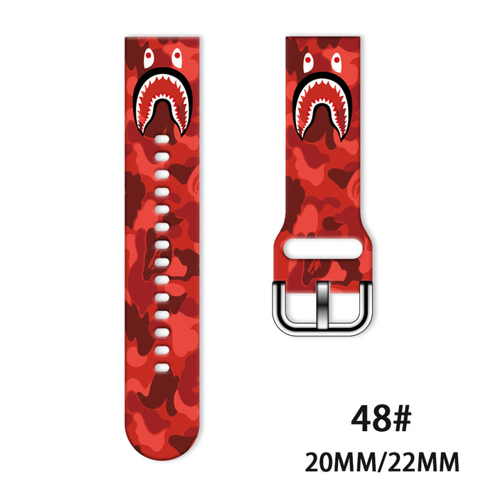 Wholesale Printed Tpu Watch Strap Wrist Strap JDC-WD-NuoQi051