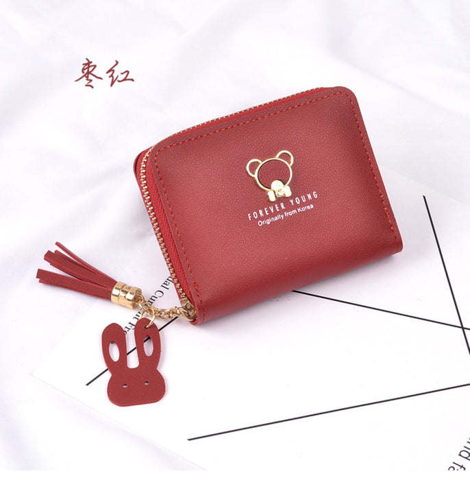 Jewelry WholesaleWholesale cute bear zipper wallet coin purse JDC-WT-BaoD004 Wallet 包东 %variant_option1% %variant_option2% %variant_option3%  Factory Price JoyasDeChina Joyas De China