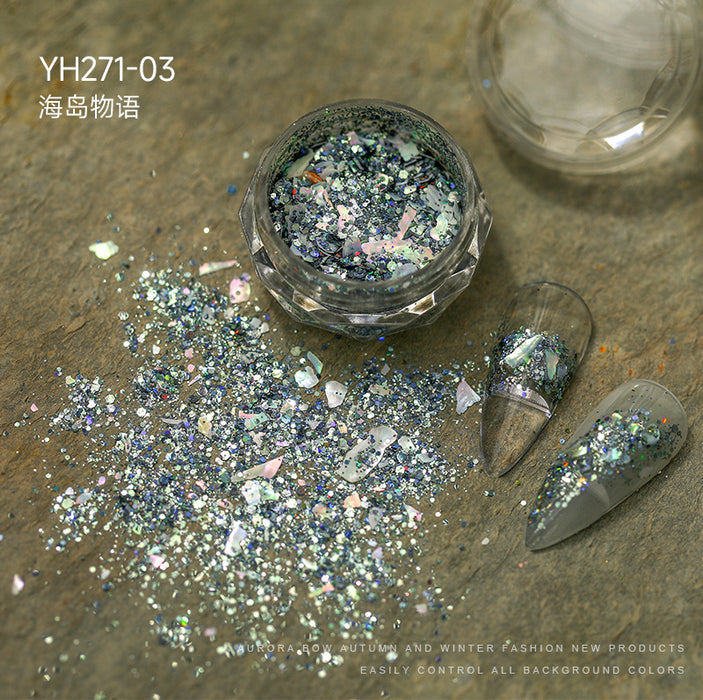 Wholesale Nail Art Ultra Thin Shell Glitter JDC-NS-Wenyu001