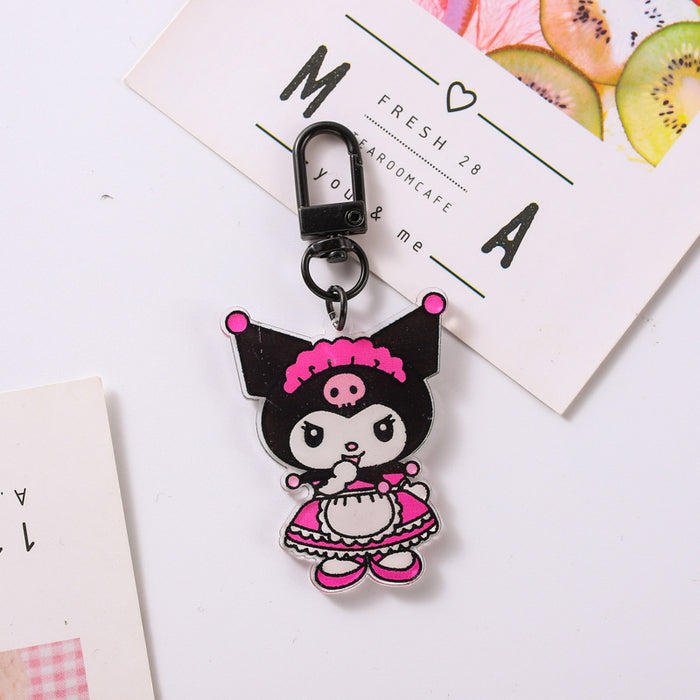 Wholesale Cute Acrylic Keychain Cartoon Pendant Bag Jewelry MOQ≥2 (M) JDC-KC-GHui012