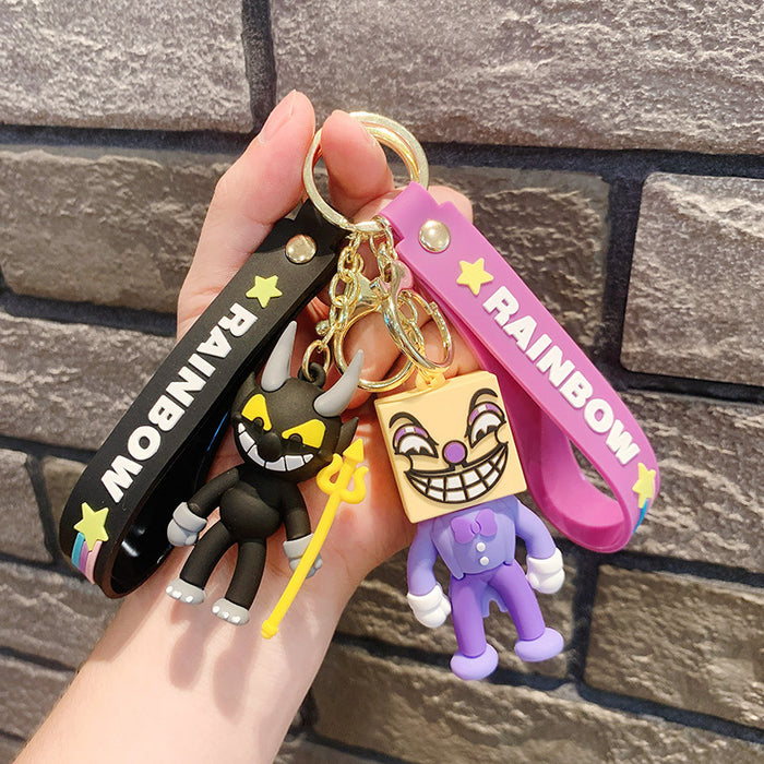 Wholesale Cartoon PVC Silicone Cute Keychain (M) JDC-KC-JCai026