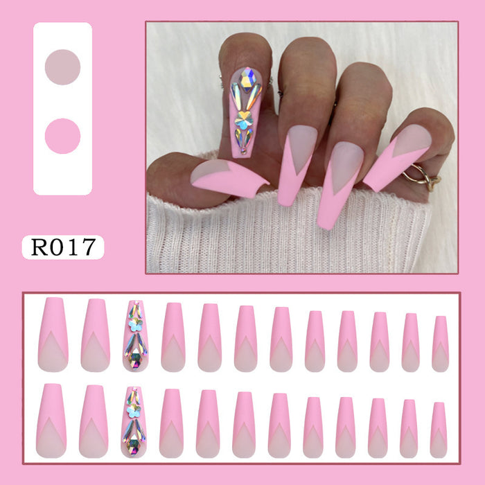 Jewelry WholesaleWholesale Diamond Patch Ballet Nail With Diamond Wearing Nail Sticker MOQ≥3 JDC-NS-MSu001 Nail Stickers 美酥 %variant_option1% %variant_option2% %variant_option3%  Factory Price JoyasDeChina Joyas De China