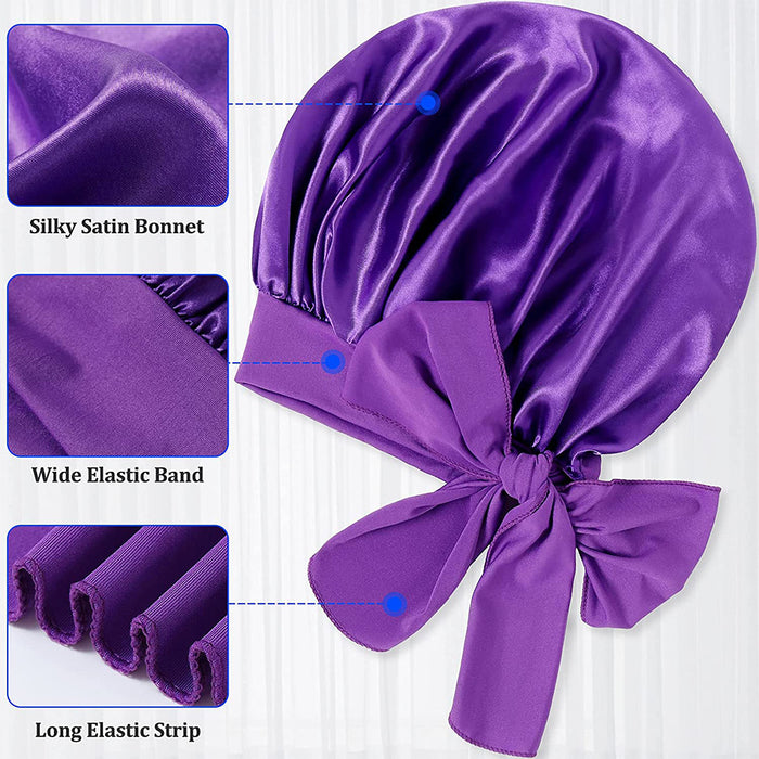 Wholesale wide brim long tail extra large shower cap streamer round cap JDC-FH-MuSi003