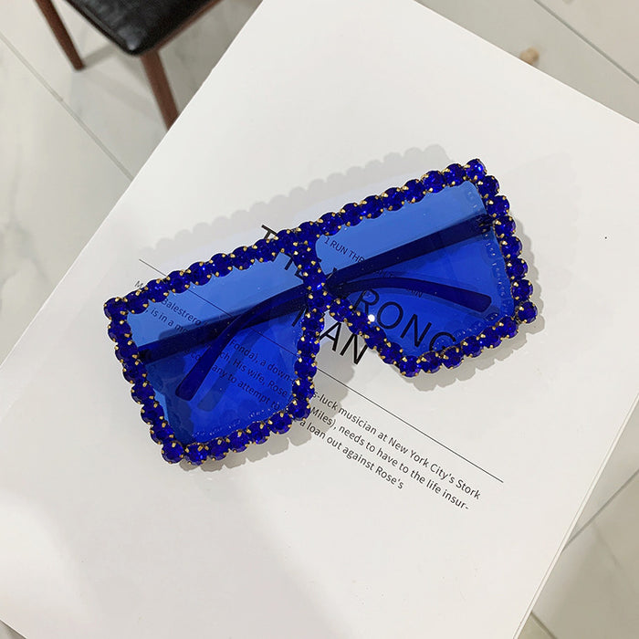 Jewelry WholesaleWholesale diamond-set square frame sunglasses JDC-SG-KD129 Sun Glasses 珂盾 %variant_option1% %variant_option2% %variant_option3%  Factory Price JoyasDeChina Joyas De China