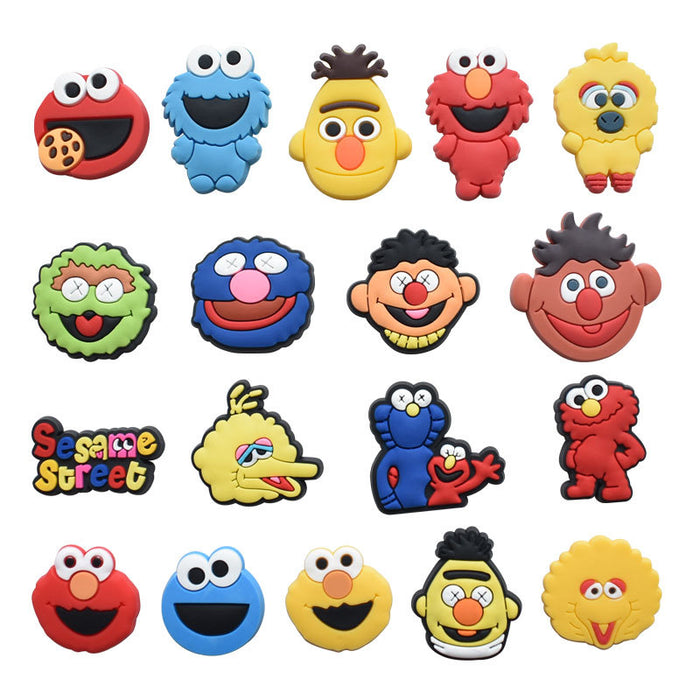 Wholesale Random 100pcs Cartoon Cute PVC DIY Accessories Croc Charms (M) JDC-CCS-RYY023