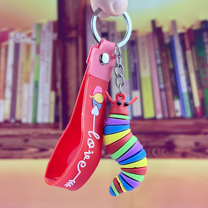 Wholesale keychain pvc cartoon cute bag accessories MOQ≥2 JDC-KC-MQu008