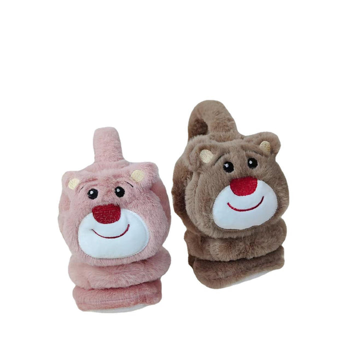 Wholesale Earmuff Plush Warm Winter Thick Cute Cartoon (M) MOQ≥3 JDC-EF-AiMan002