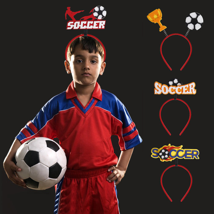 Wholesale Qatar World Cup Football Felt Cloth Plastic Decorative Headband JDC-HD-Zhouhao001