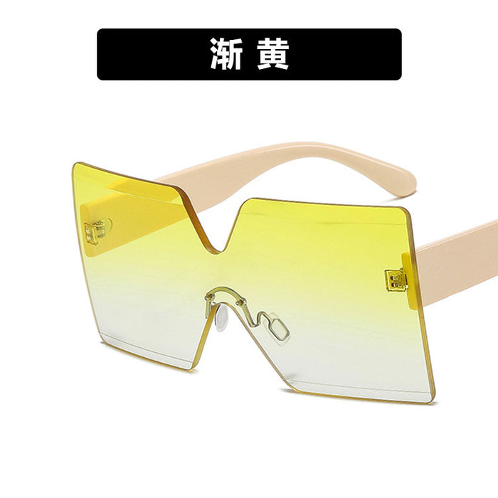 Jewelry WholesaleWholesale one-piece large frame sunglasses JDC-SG-PLS63 Sunglasses 普琳丝 %variant_option1% %variant_option2% %variant_option3%  Factory Price JoyasDeChina Joyas De China