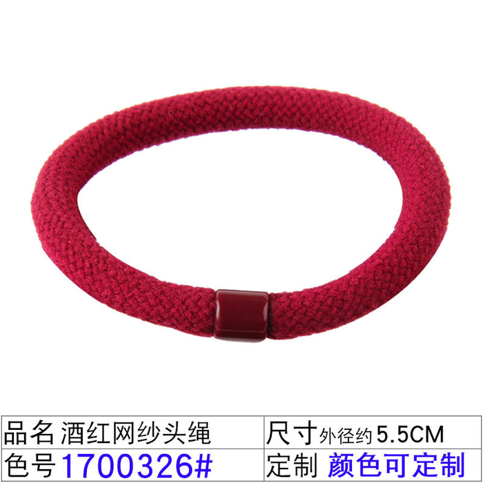 Wholesale Hair Rope Large Bold High Elastic Hair Ring JDC-HS-Liuyi001