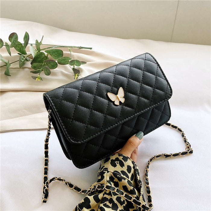 Jewelry WholesaleWholesale embroidered thread rhombus solid color shoulder bag  JDC-SD-Jianni002 Shoulder Bags 简尼 %variant_option1% %variant_option2% %variant_option3%  Factory Price JoyasDeChina Joyas De China