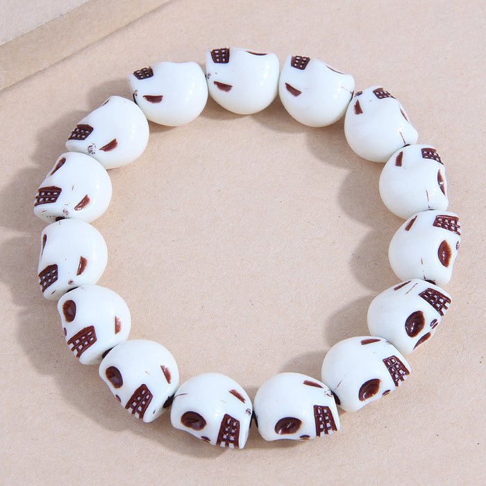 Wholesale Simple Color Skull Personality Temperament Bracelet JDC-BT-WY133