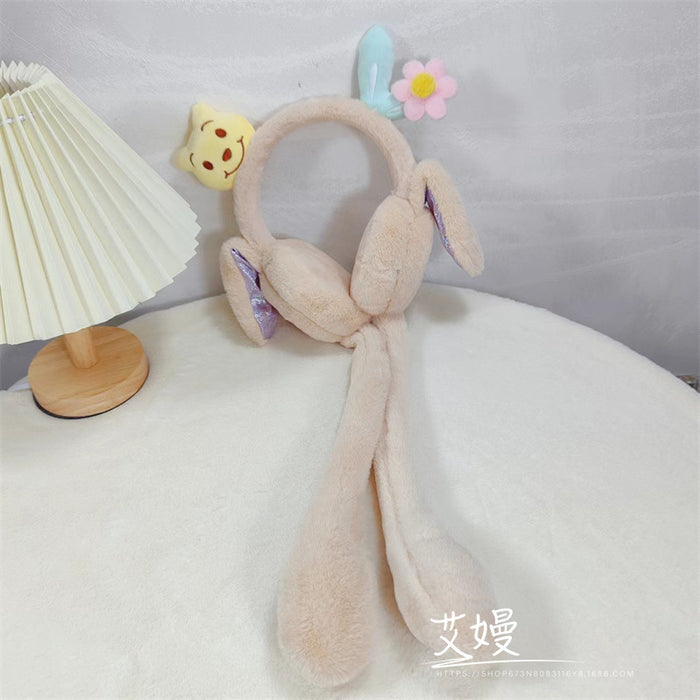 Wholesale Earmuff Plush Warm Winter Thick Cute Cartoon Ears Move (M) MOQ≥3 JDC-EF-AiMan004