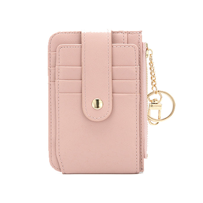 Wholesale PU Leather Card Bag Keychain JDC-KC-HTao001