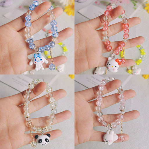 Jewelry WholesaleWholesale Children's Crystal Bracelet Small Fresh Cute Cartoon Animals JDC-BT-LiM003 Bracelet 立明 %variant_option1% %variant_option2% %variant_option3%  Factory Price JoyasDeChina Joyas De China