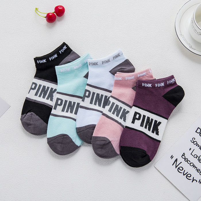 Wholesale Sock Cotton Sweat-absorbent Boat Socks Thin 10 pairs/set JDC-SK-XuanYue001