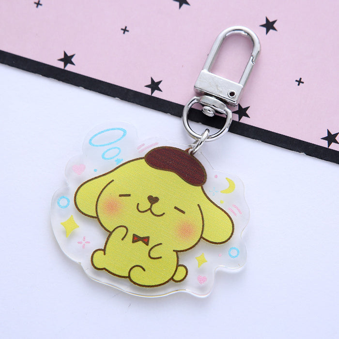 Wholesale Keychain Acrylic Cartoon Cute Double Sided Transparent MOQ≥2 (S) JDC-KC-ARui007